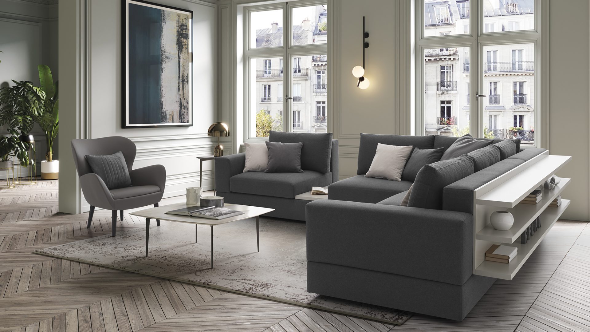 Sofa catalogue: in-depth study of the Abaco model - Confort Line